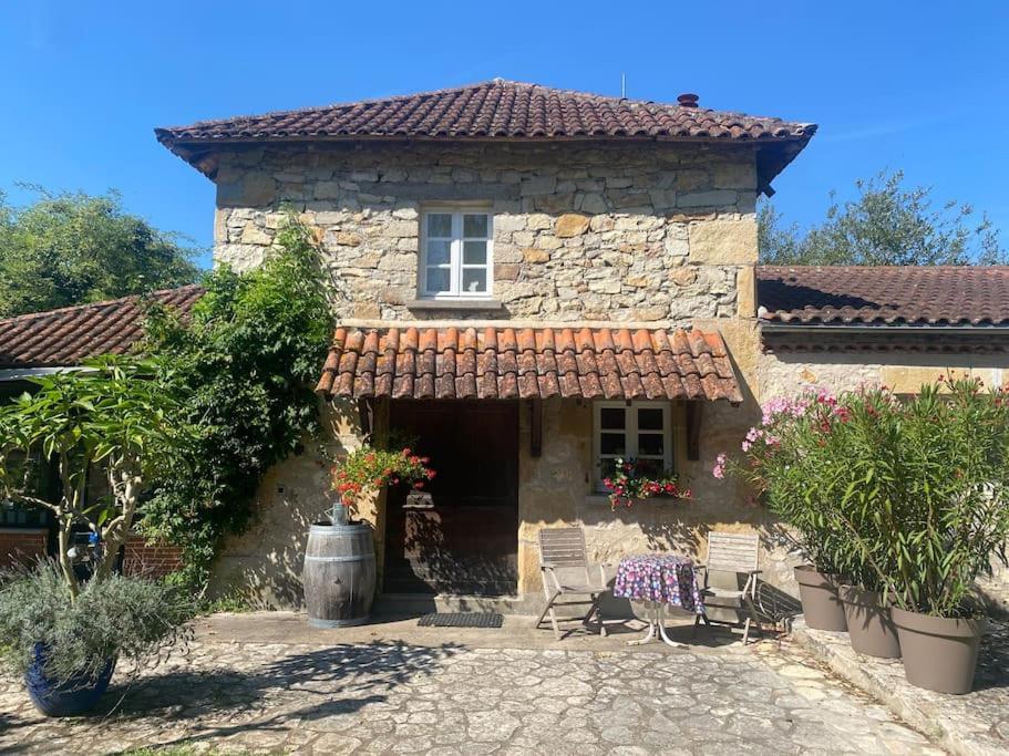 Vakantiehuis La Poire, Op Landgoed Aan De Dordogne Prudhomat Экстерьер фото