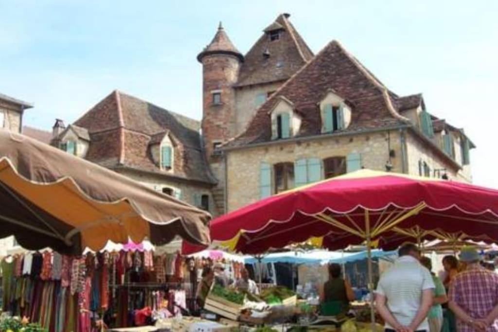 Vakantiehuis La Poire, Op Landgoed Aan De Dordogne Prudhomat Экстерьер фото