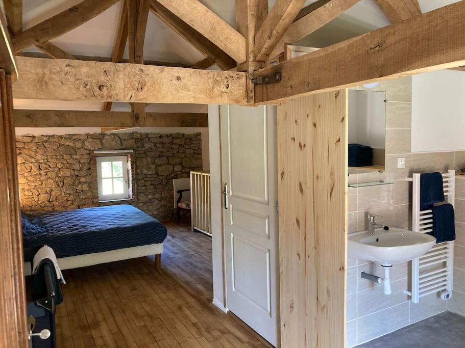 Vakantiehuis La Poire, Op Landgoed Aan De Dordogne Prudhomat Экстерьер фото