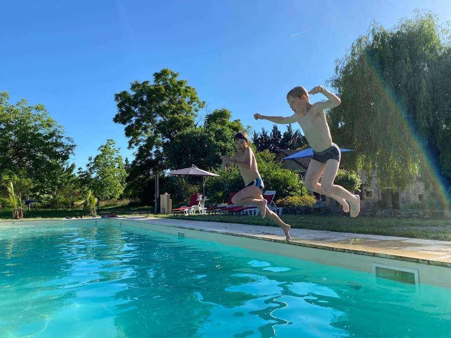 Vakantiehuis La Poire, Op Landgoed Aan De Dordogne Prudhomat Экстерьер фото