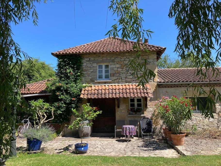 Vakantiehuis La Poire, Op Landgoed Aan De Dordogne Prudhomat Экстерьер фото